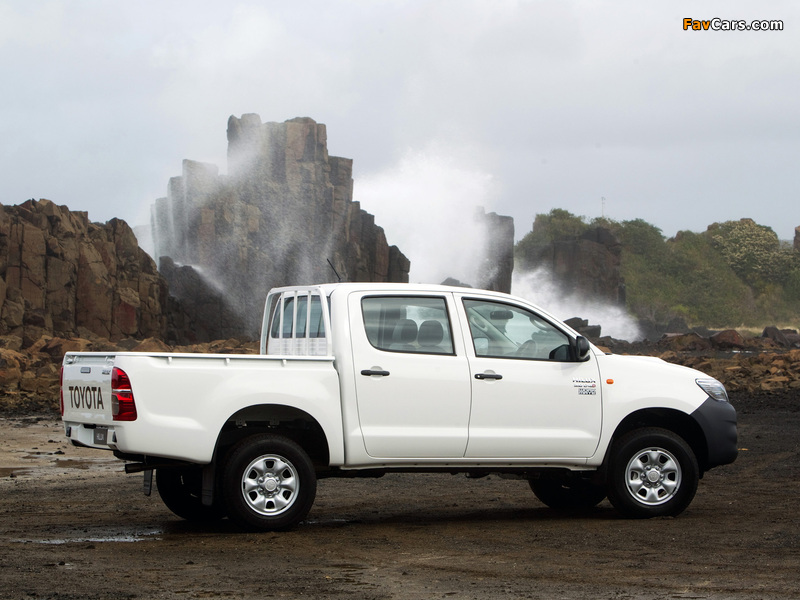 Toyota Hilux WorkMate Double Cab 4x4 AU-spec 2011 images (800 x 600)