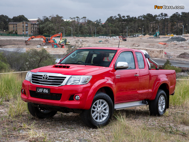 Toyota Hilux SR5 Xtra Cab 4x4 AU-spec 2011 photos (640 x 480)