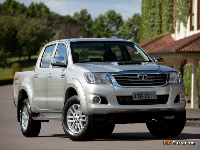 Toyota Hilux SRV Cabine Dupla 4x4 2012 pictures (640 x 480)