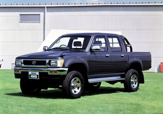 Toyota Hilux Double Cab JP-spec 1988–97 wallpapers