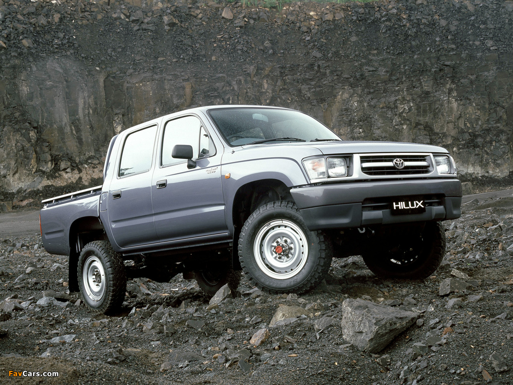 Toyota Hilux Double Cab AU-spec 1997–2001 wallpapers (1024 x 768)