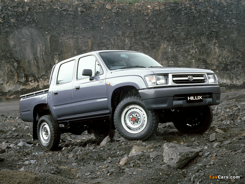 Toyota Hilux Double Cab AU-spec 1997–2001 wallpapers (800 x 600)