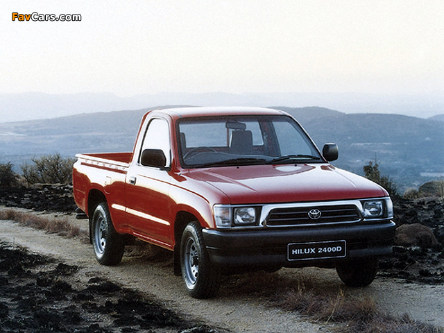 Toyota Hilux 2400D Single Cab ZA-spec 1997–2001 wallpapers (640 x 480)