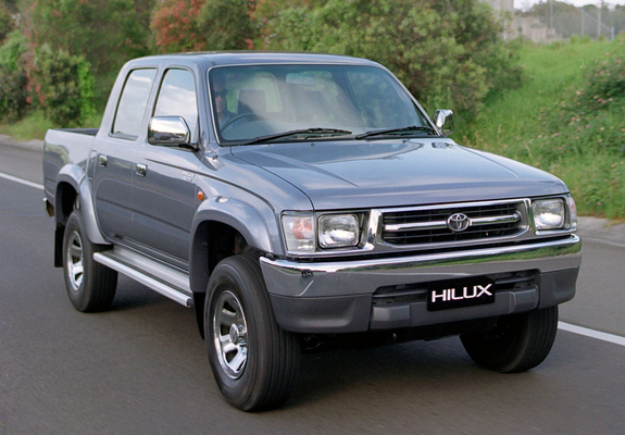 Toyota Hilux Double Cab AU-spec 1997–2001 wallpapers