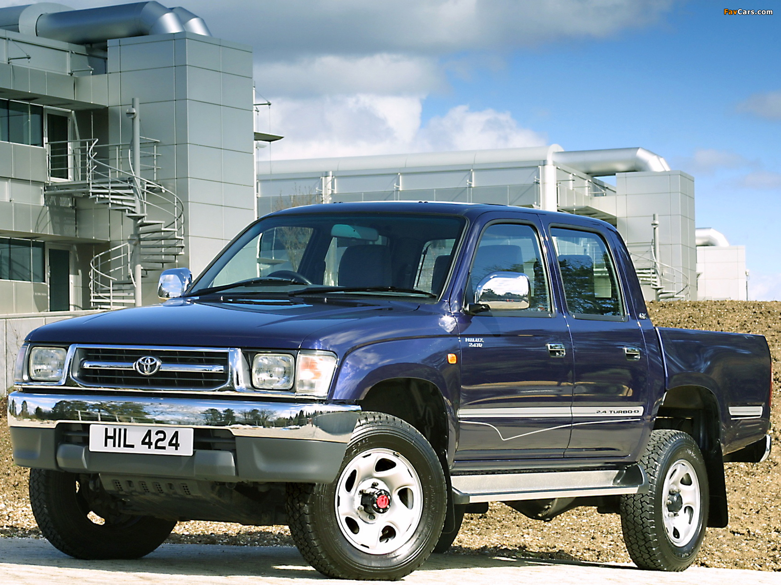 Toyota Hilux Double Cab UK-spec 1997–2001 wallpapers (1600 x 1200)