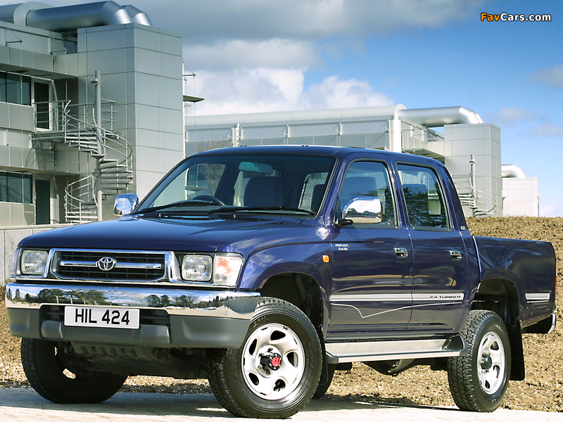Toyota Hilux Double Cab UK-spec 1997–2001 wallpapers (800 x 600)
