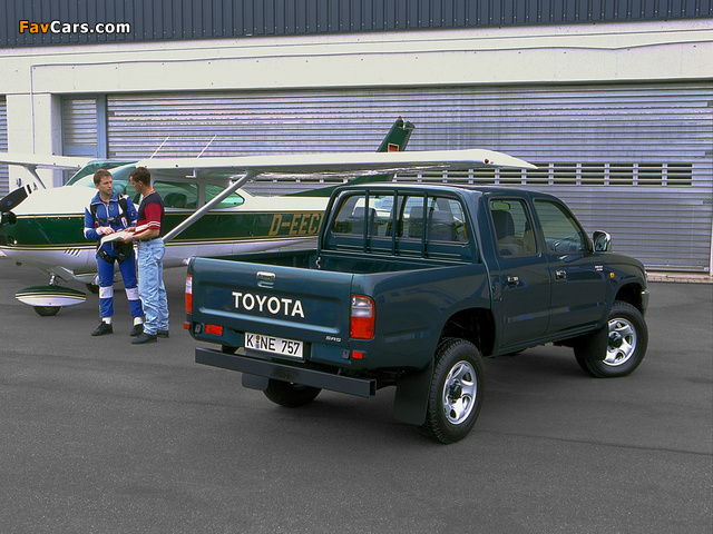 Toyota Hilux Double Cab 1997–2001 wallpapers (640 x 480)