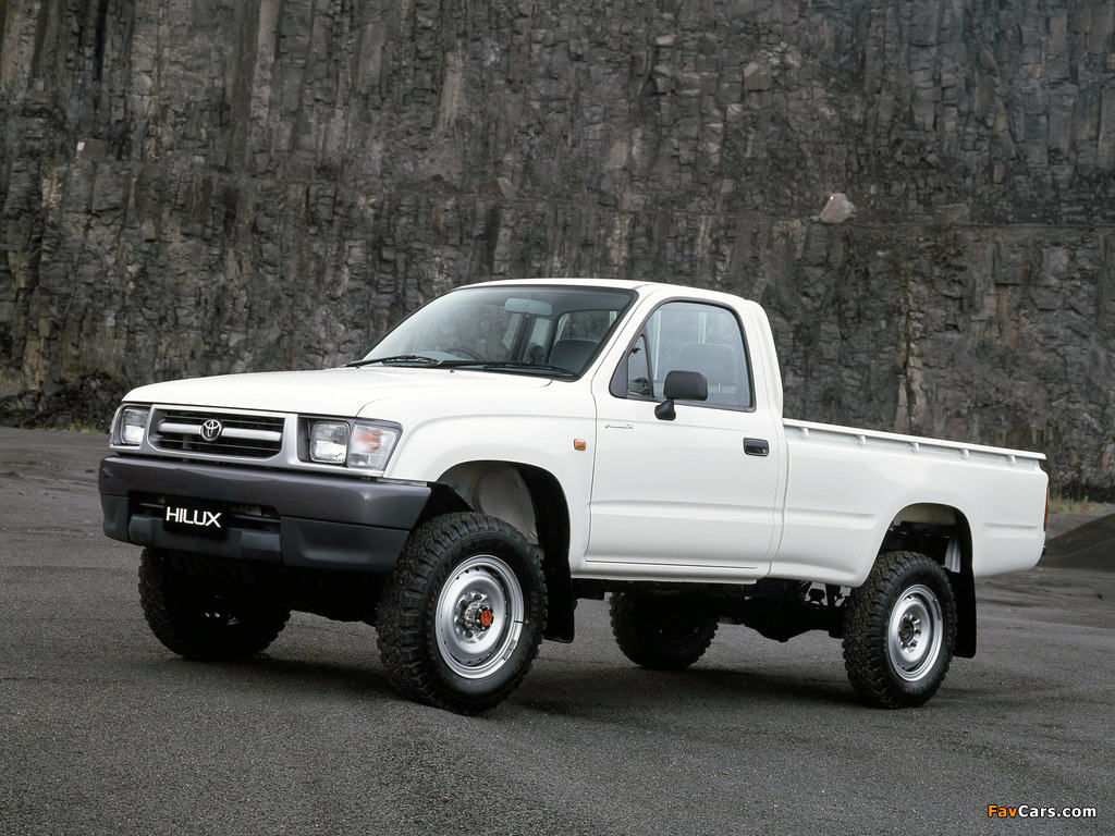 Toyota Hilux Single Cab AU-spec 1997–2001 wallpapers (1024 x 768)