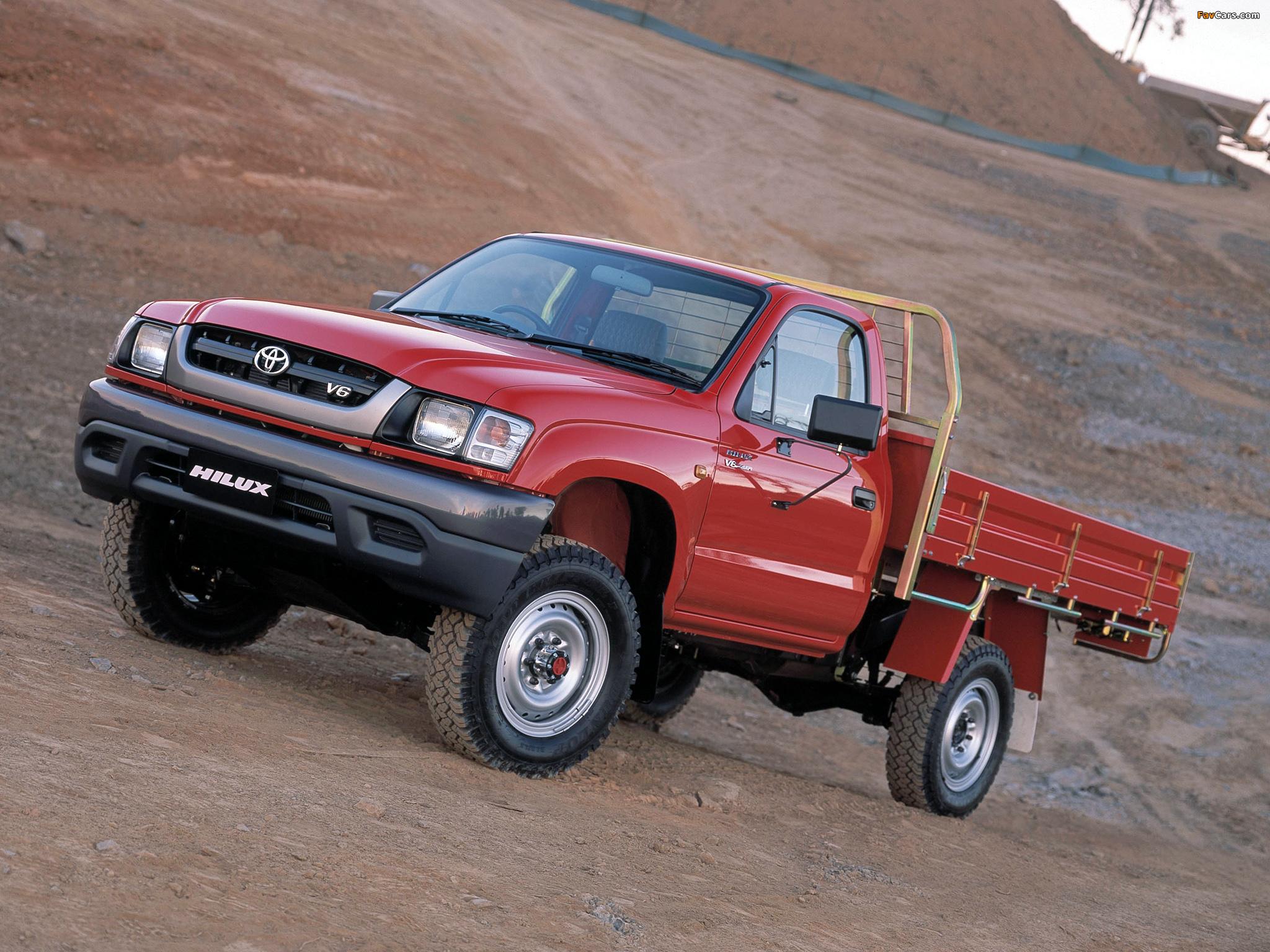 Toyota Hilux Single Cab Chassis AU-spec 2001–05 wallpapers (2048 x 1536)