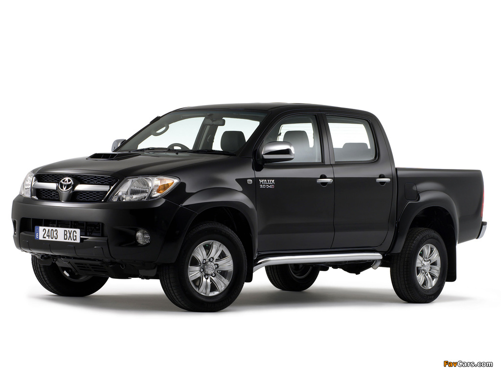 Toyota Hilux Double Cab UK-spec 2005–08 wallpapers (1024 x 768)