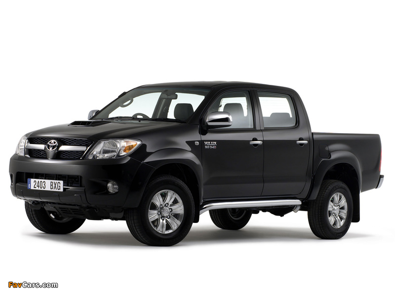 Toyota Hilux Double Cab UK-spec 2005–08 wallpapers (800 x 600)