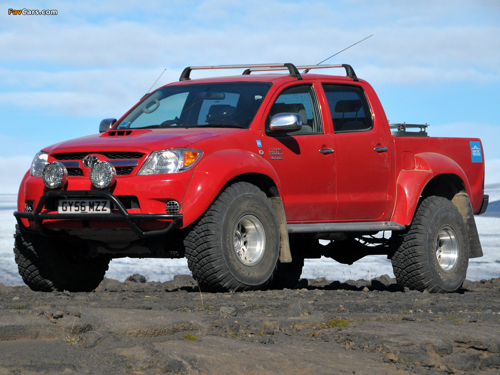 Arctic Trucks Toyota Hilux Invincible AT38 2007 wallpapers (1024 x 768)