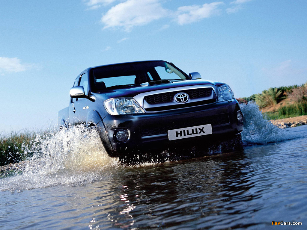 Toyota Hilux Extended Cab 2008–11 wallpapers (1024 x 768)