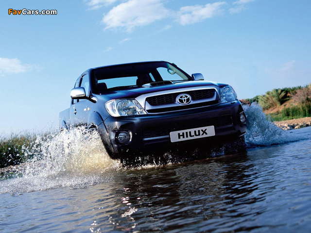 Toyota Hilux Extended Cab 2008–11 wallpapers (640 x 480)