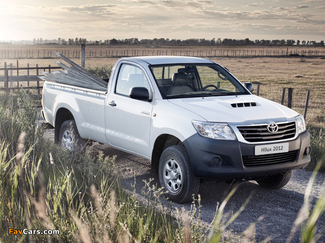 Toyota Hilux Regular Cab 2011 wallpapers (640 x 480)