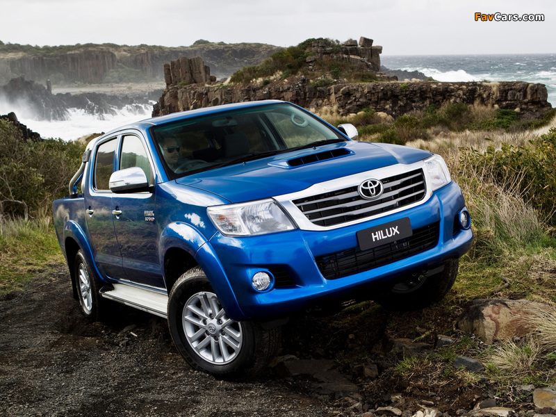 Toyota Hilux SR5 Double Cab 4x4 AU-spec 2011 wallpapers (800 x 600)