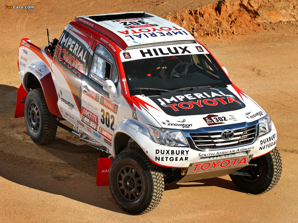 Toyota Hilux Rally Car 2012 wallpapers (1024 x 768)