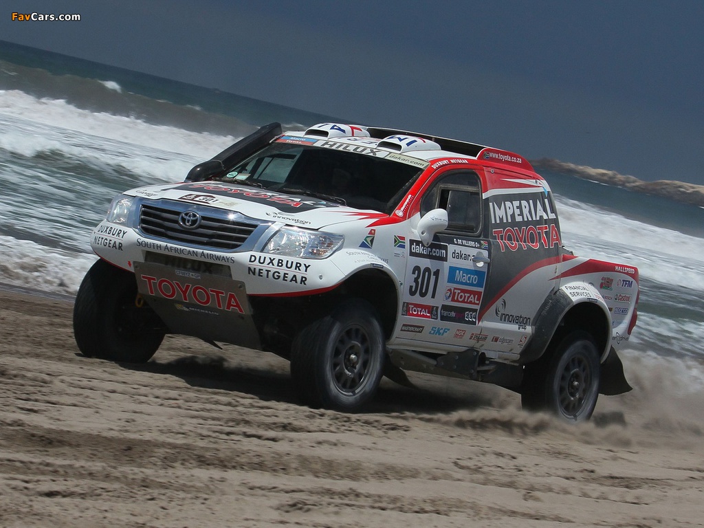 Toyota Hilux Rally Car 2012 wallpapers (1024 x 768)