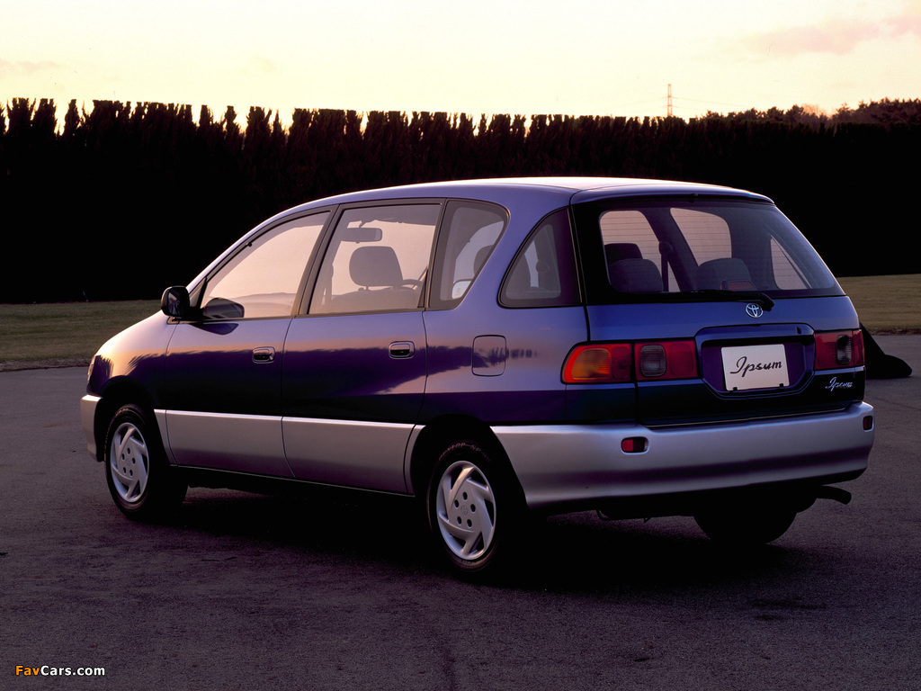 Toyota Ipsum (XM10G) 1996–2001 pictures (1024 x 768)