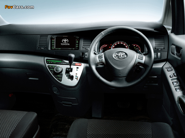 Toyota Isis Platana U Selection 2007–09 images (640 x 480)