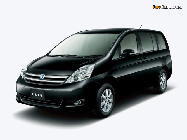Toyota Isis G U Selection 2007–09 pictures (640 x 480)
