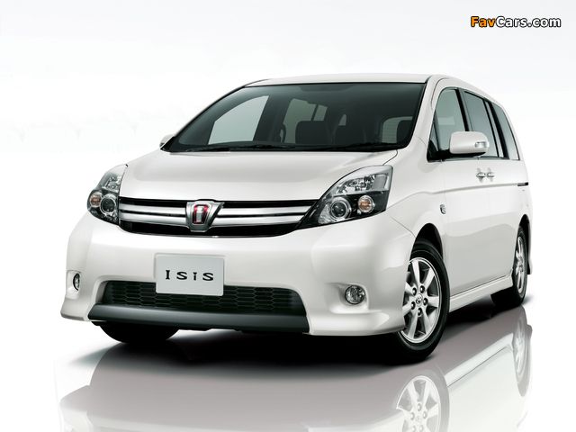 Toyota Isis Platana V Selection White Package 2011 photos (640 x 480)