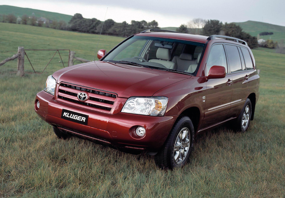 Photos of Toyota Kluger AU-spec 2003–07