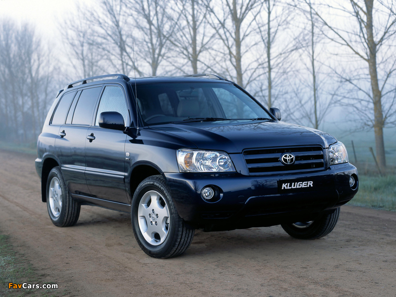 Photos of Toyota Kluger AU-spec 2003–07 (800 x 600)