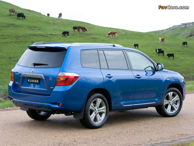 Photos of Toyota Kluger 2007–10 (640 x 480)