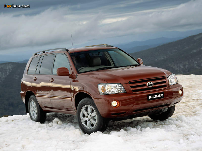 Pictures of Toyota Kluger AU-spec 2003–07 (800 x 600)