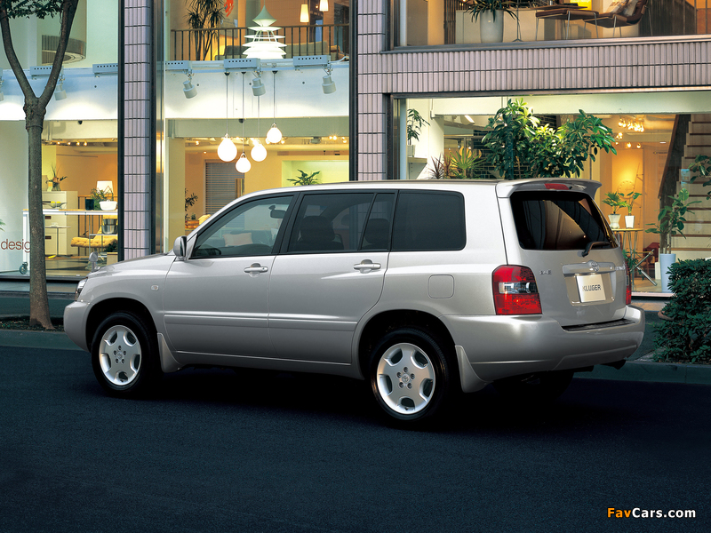 Pictures of Toyota Kluger 2003–07 (800 x 600)