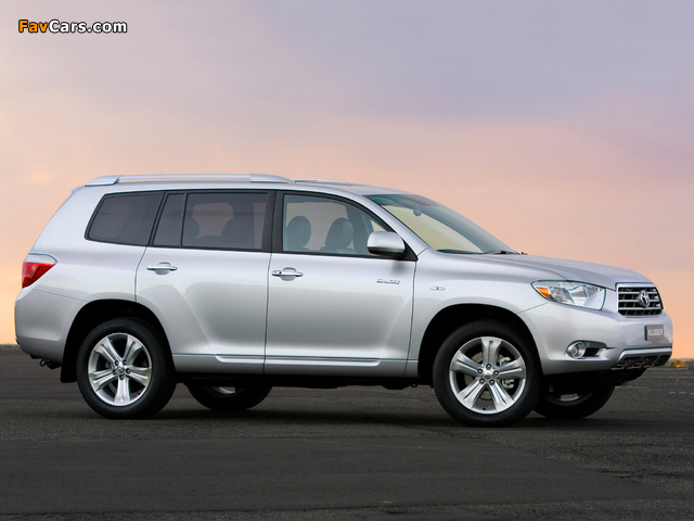 Pictures of Toyota Kluger 2007–10 (640 x 480)