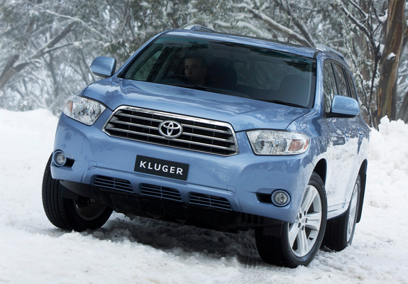 Pictures of Toyota Kluger 2007–10