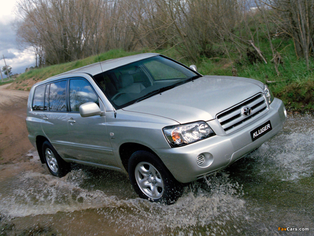 Toyota Kluger AU-spec 2003–07 pictures (1024 x 768)