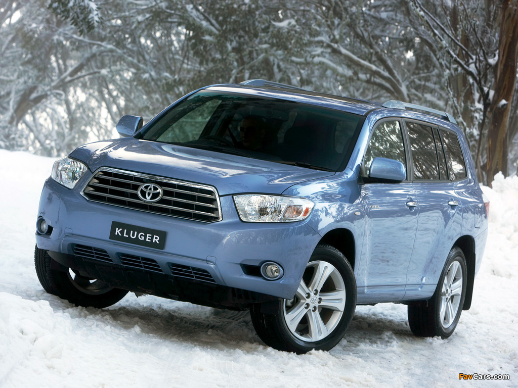 Toyota Kluger 2007–10 wallpapers (1024 x 768)