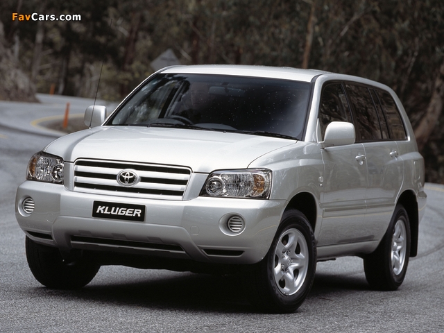 Toyota Kluger AU-spec 2003–07 wallpapers (640 x 480)