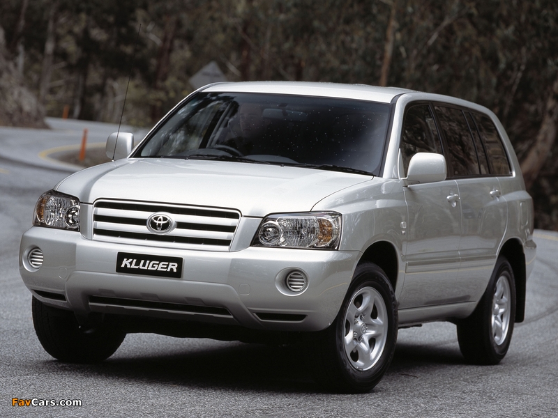 Toyota Kluger AU-spec 2003–07 wallpapers (800 x 600)