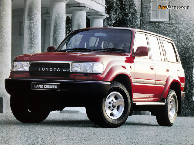Photos of Toyota Land Cruiser Amazon VX (HDJ81V) 1989–94 (640 x 480)