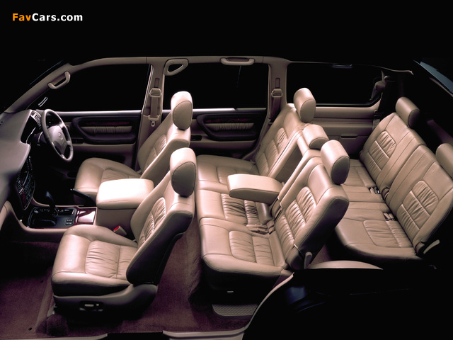 Pictures of Toyota Land Cruiser Cygnus (UZJ100W) 1998–2003 (640 x 480)