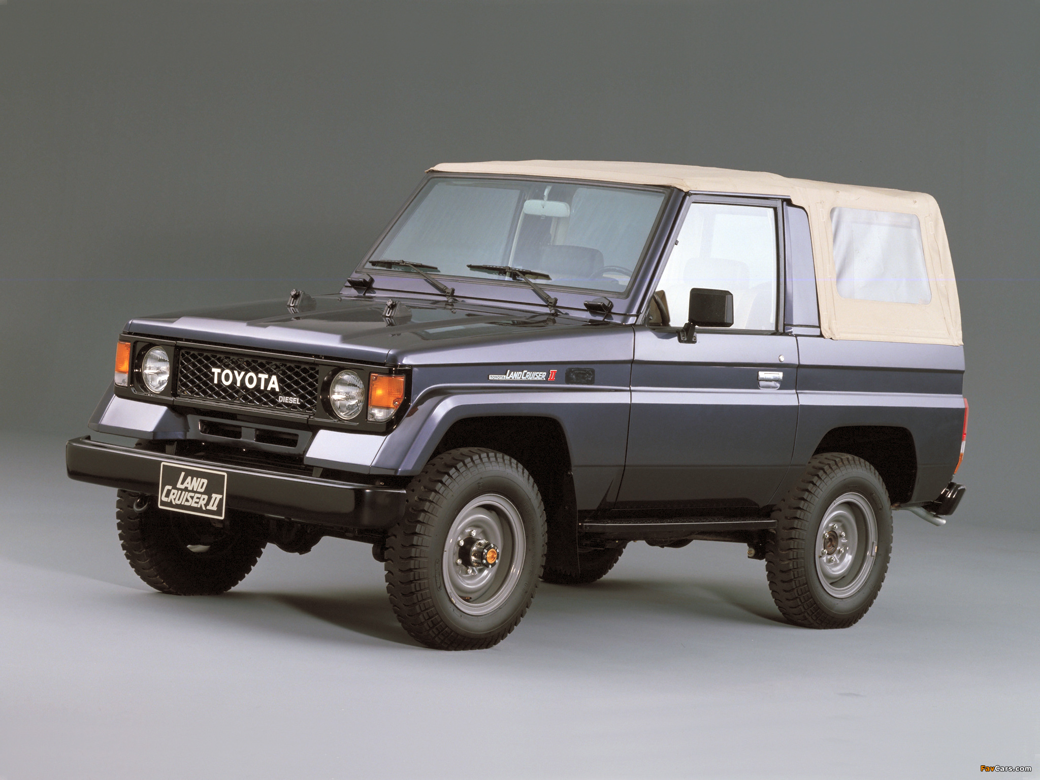 Photos of Toyota Land Cruiser II Canvas Top (LJ71) 1985–90 (2048 x 1536)