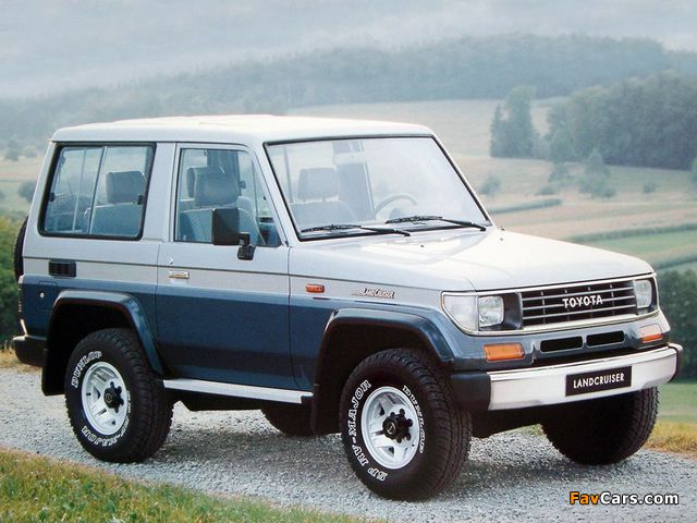 Toyota Land Cruiser II (LJ71G) 1990–96 wallpapers (640 x 480)