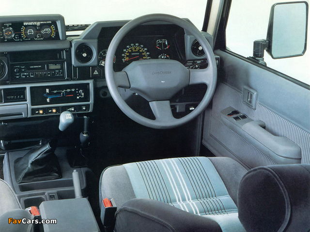Toyota Land Cruiser II UK-spec (J71G) 1990–96 wallpapers (640 x 480)