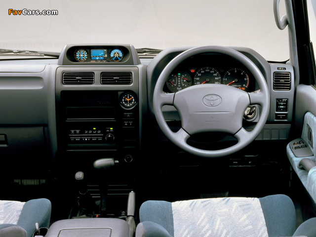 Images of Toyota Land Cruiser Prado 3-door JP-spec (J90W) 1999–2002 (640 x 480)