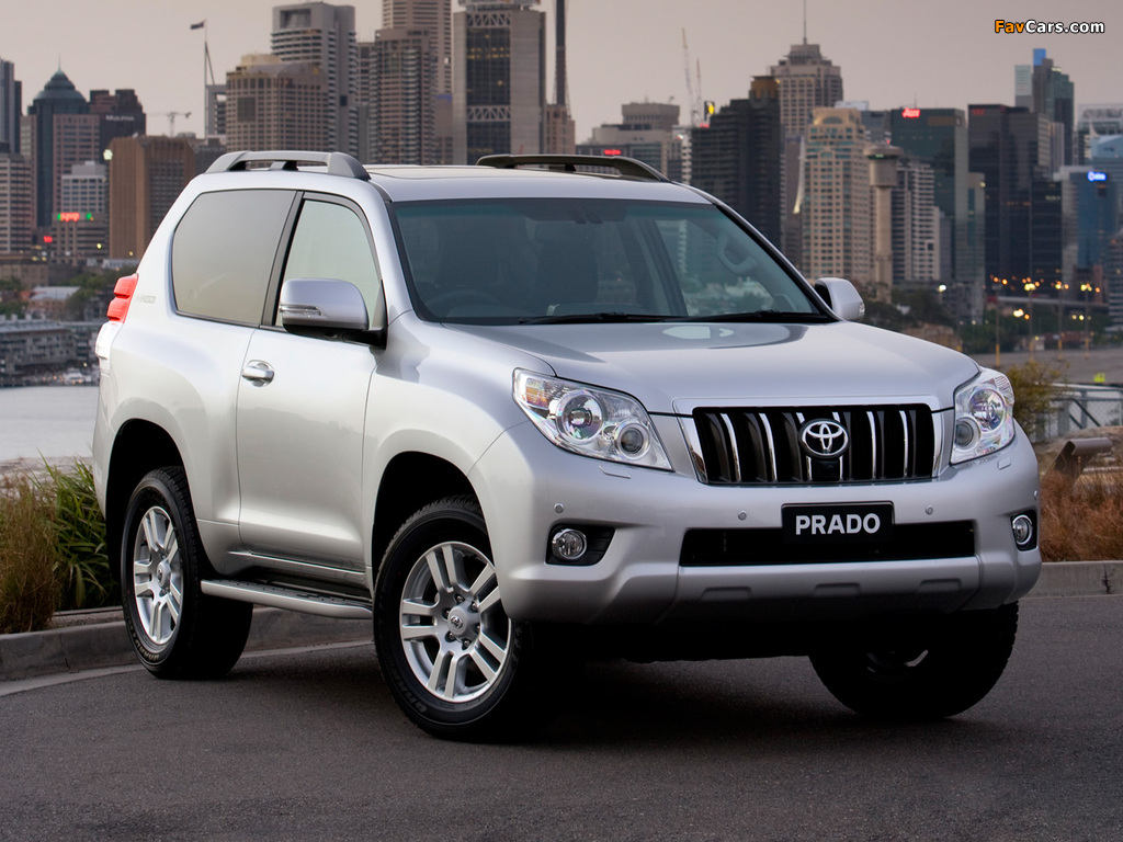 Images of Toyota Land Cruiser Prado 3-door AU-spec (150) 2009 (1024 x 768)