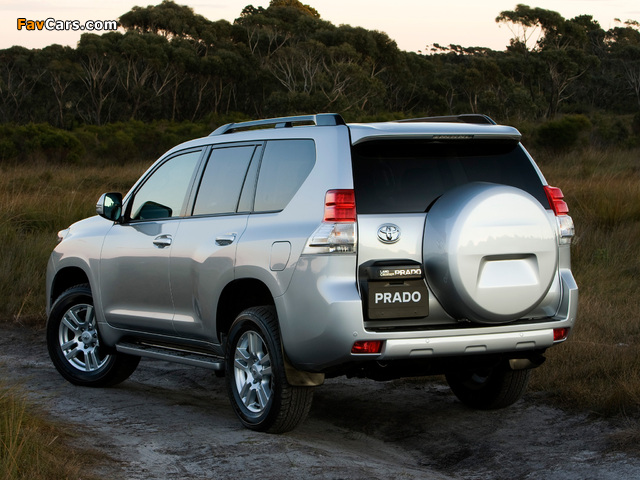 Images of Toyota Land Cruiser Prado 5-door AU-spec (150) 2009 (640 x 480)