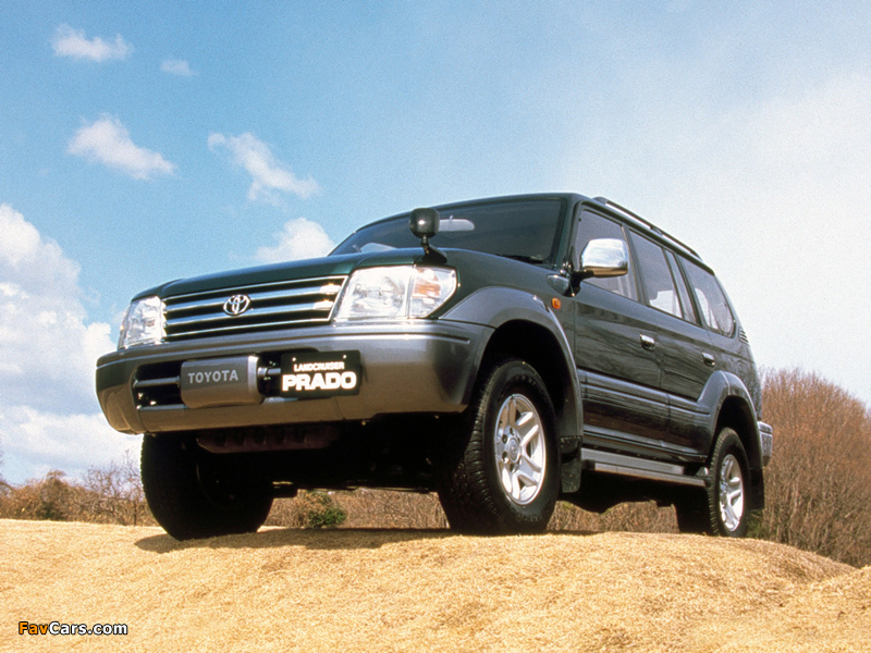 Photos of Toyota Land Cruiser Prado 5-door JP-spec (J95W) 1996–99 (800 x 600)