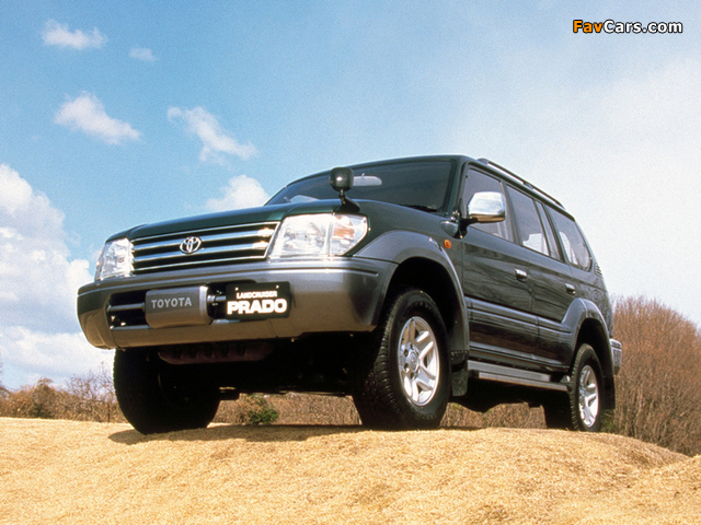Photos of Toyota Land Cruiser Prado 5-door JP-spec (J95W) 1996–99 (640 x 480)