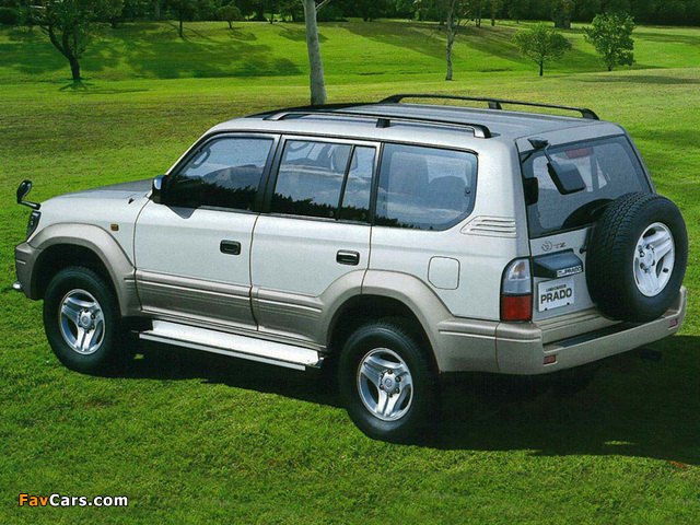 Photos of Toyota Land Cruiser Prado 5-door JP-spec (J95W) 1999–2002 (640 x 480)