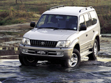 Photos of Toyota Land Cruiser Prado GX 5-door ZA-spec (J95W) 1999–2002