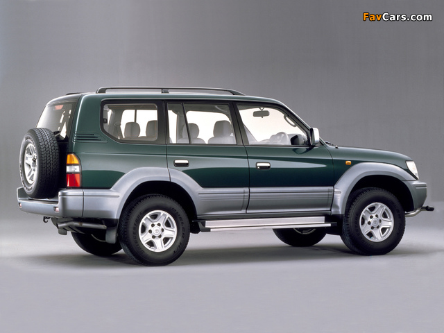 Pictures of Toyota Land Cruiser Prado 5-door JP-spec (J95W) 1996–99 (640 x 480)